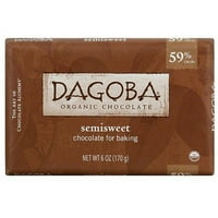 Dagoba ciocolată Semidulce de copt, oz