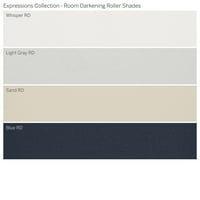 Custom Expressions Collection, Cameră Fără Fir Întunecare Umbra Roller, Albastru, 3 8 Latime 48 Lungime