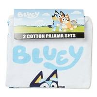 Set Pijama Din Bumbac Bluey Baby Babys, 4 Piese