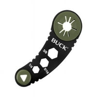 Buck Cuțite Vpak737bks arc instrument, pliere Tir Cu Arcul Multi-instrument cu cheie Broadhead și nailon teaca, cutie