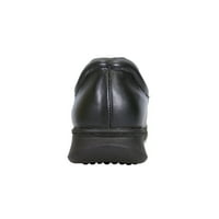 Ora confort Liv lățime largă elegant durabil alunecare pe pantofi negru 7.5