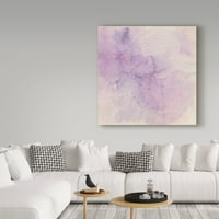 Marcă comercială Fine Art 'Crinkle Violet' Canvas Art de Chris Paschke