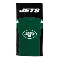 Prosop de plajă personalizat New York Jets NFL Jersey, 30 60