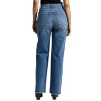 Silver Jeans Co. Femei foarte de dorit mare creștere pantaloni picior blugi, talie dimensiuni 24-36