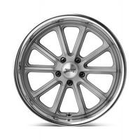 American Racing Vintage turnat aluminiu Rim VN 18X9. 5X4. VINTAGE SLV DIA LP, VN50789512400