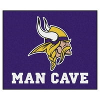 - Minnesota Vikings Man Cave Tailgater covor 5'x6'