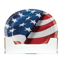 Libertăți Flag Platouri ovale, pachet