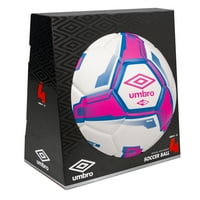 Umbro Tristar Size minge de fotbal pentru tineri și începători, Alb Albastru roz