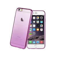 Cadru Gradient clar Glitter caz în violet pentru Iphone Plus
