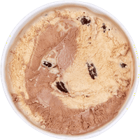 Înghețată Cu Aluat Dublu De Ciocolată Keto Caramel Iluminată, Halbă