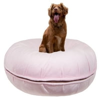 Bessie și Barnie semnătură roz Lotus de lux Plus Plus Fau blana covrig animal de casă câine pat