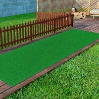 Ottomanson impermeabil covor de iarbă artificială în aer liber pentru terasă pentru animale de companie, 2' 33', Verde