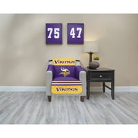 Licențiat TPU laminare impermeabil mobilier Protector, scaun, Minnesota Vikings
