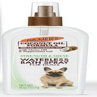 Palmer ' s pentru animale de companie Strength & Shine waterless Dog șampon Spray de baie cu ulei de cocos