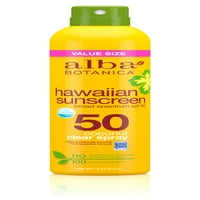 Alba Botanica Hawaiian spray de protecție solară SPF 50, nucă de cocos, 7. oz
