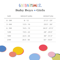 Jambiere cu nervuri Garanimals Baby Girls, dimensiuni 0 3M-24M