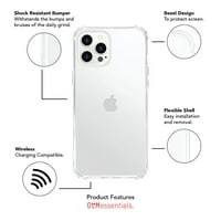Essentials Husă pentru telefon iPhone Pro, lămâie proaspătă