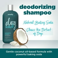 Șampon Deodorizant pentru spălarea câinilor bicarbonatul de sodiu natural curăță cei mai murdari câini, 12 oz