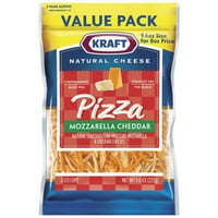 Kraft Tocat Mozzarella Cheddar Pizza Brânză, 9. oz
