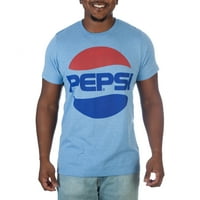 Tricou albastru deschis pentru bărbați cu Logo Pepsi clasic