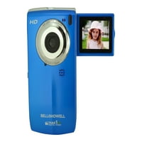 Bell + Howell T100hd Take1HD-cameră video-720p-5. MP-flash card-albastru