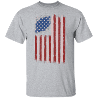 Graphic America Walmart Distressed American Flag Men ' s Graphic T-Shirt pentru 4 iulie Ziua Independenței SUA patriotice Celebration