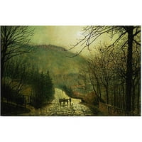 Marcă comercială Fine Art Forge Valley Canvas Art de John Grimshaw