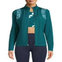 Jachetă reflectorizantă cu fermoar de performanță pentru femei Avia