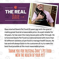 Dave ' s Pet Food dieta restricționată pui și orez Cină delicată fără cereale mâncare umedă pentru câini, oz
