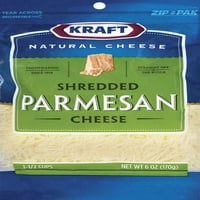 Brânză mărunțită naturală Kraft parmezan Italian mărunțit fin, oz