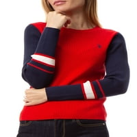 S. Polo Assn. Femei coaste culoare bloc pulover
