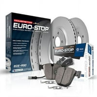 Power Stop Front Euro-Stop ECE-R Kit de plăcuță de frână și Rotor certificat, ESK7162