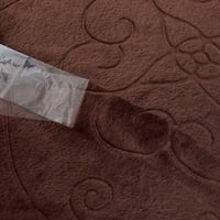 Pătură Moale Din Lână De Pluș, Pătură De Pat În Relief De Culoare Solidă, Regină 75 91