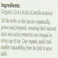 Celebration Herbals Gotu Kola Ceai Organic, Ct