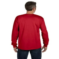 Tricou De Buzunar Pentru Bărbați Fără Etichetă ComfortSoft Cu Mânecă Lungă
