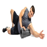Perfect Fitness Deep Tissue Roller cu model de suprafață ridicată, Gri, 18