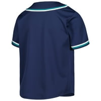 Tineret Navy Seattle Mariners Full-Buton Replica Jersey