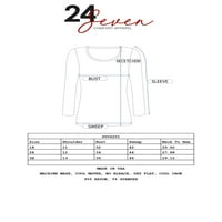 24seven Comfort Îmbrăcăminte femei Plus Dimensiune Maneca lunga Genunchi lungime asimetric tunica Top