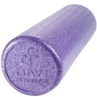 Day1Fitness Role De Spumă Musculară De Înaltă Densitate-Violet Solid, În