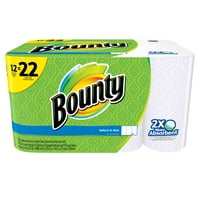 Bounty: prosoape de hârtie Select-a-Size și șervețele albe