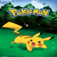 Pokemon Pikachu prinde Poster pentru jocuri Video 22x34