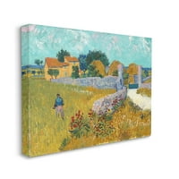 Fermă În Provence Van Gogh Scena Peisaj Pictura Galerie Înfășurat Panza Imprimare Perete Arta