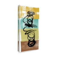 Marcă comercială Artă Plastică 'Dancing Swirl I' canvas Art de Alonzo Saunders