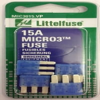 Littelfuse L24-MIC3015VP Micro 32V & 15a Blade siguranțe, Albastru