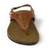 Sandale din plută proiectate cu cerc decupat cu laser Victoria K pentru femei