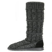Muk Luks Shelly Marl Tricot Pulover Slouch Boot