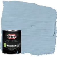 Glidden one Coat vopsea interioară și grund, albastru ceresc albastru, 1 litru, Semi-lucios