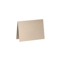 LUXPaper O Carte De NoteCard Pliat, Taupe Metalic, 1 2, 50 Pachet