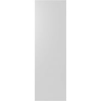 Ekena Millwork 12 W 76 h adevărat Fit PVC șipcă orizontală stil modern fix Mount obloane, Negru