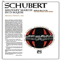 Alfred Masterwork Editions: Schubert - marș militar în Re Major, Op. 51, Nu